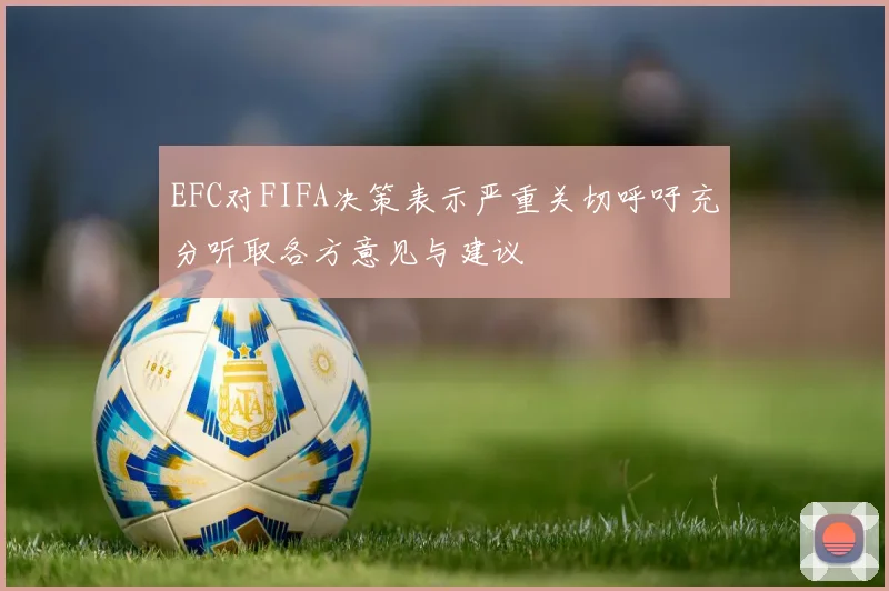 EFC对FIFA决策表示严重关切呼吁充分听取各方意见与建议